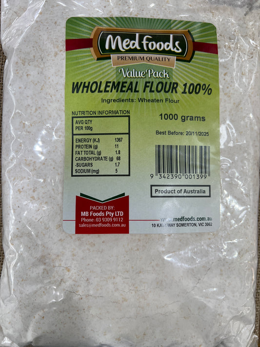 Wholemeal flour 100%