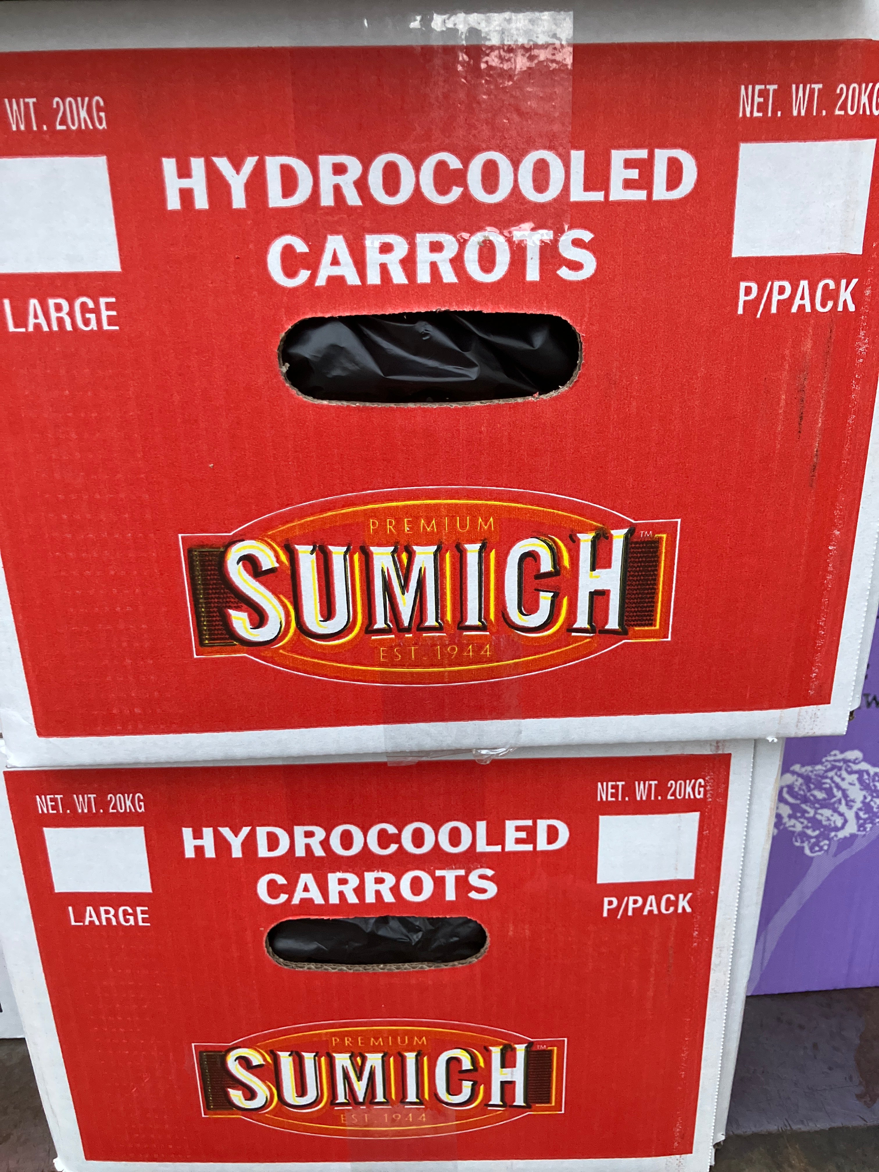 Fitzroy Box Carrot box 20kg – Fitzroy finest foods