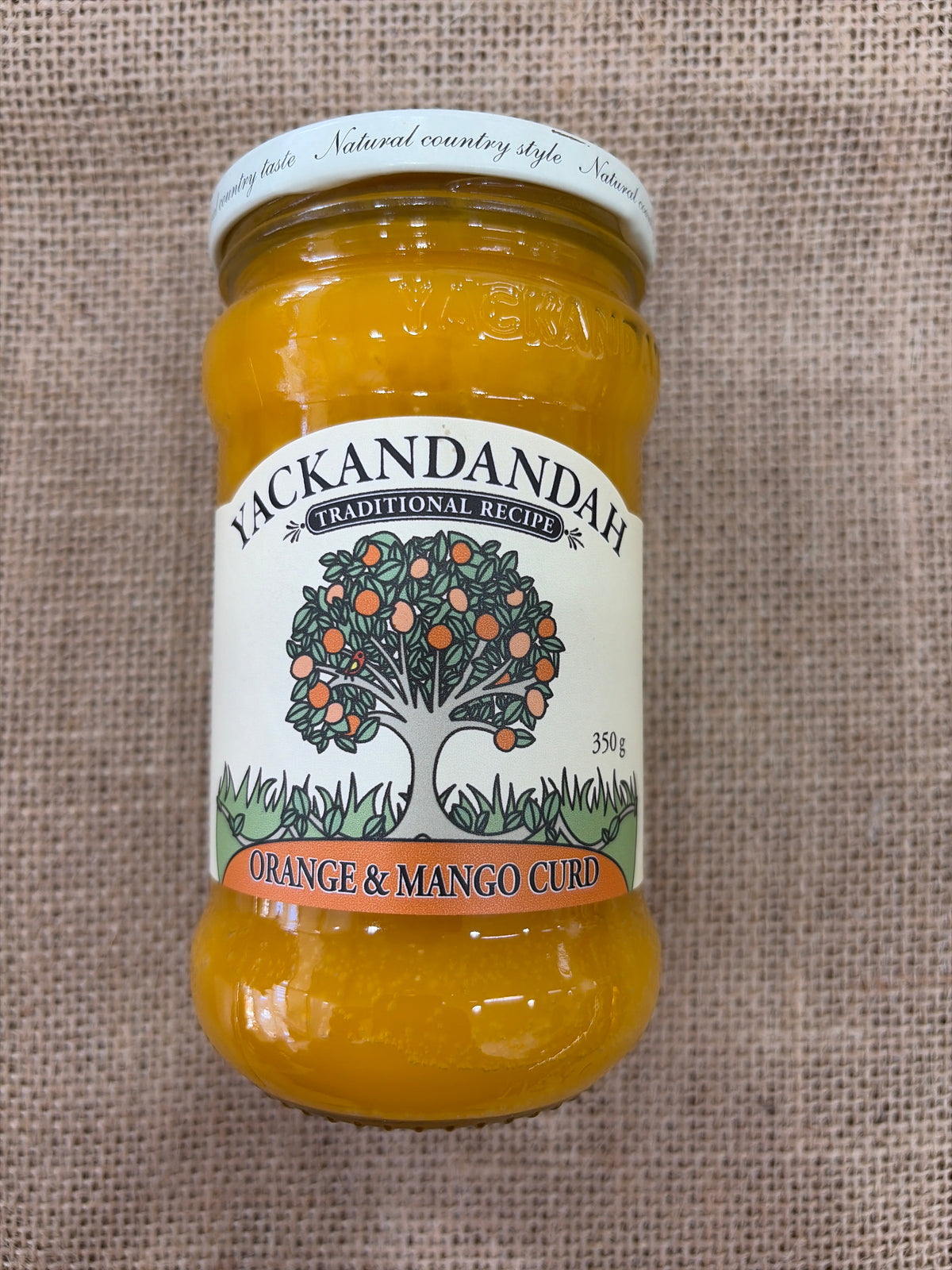 Orange & mango curd 350g