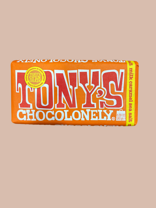 Caramel sea salt milk chocolate (180g)