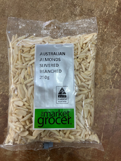 Almond slivered blanched 250 g