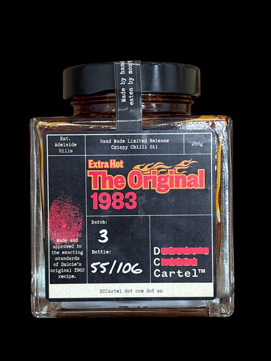 Extra hot chilli oil