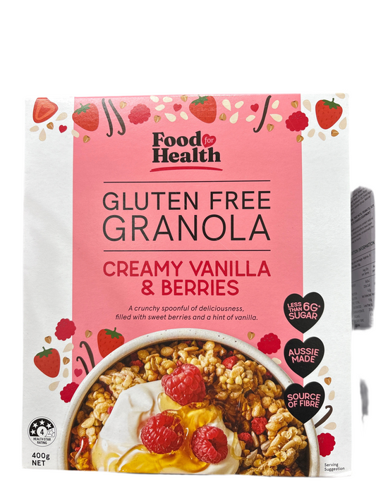 Creamy vanilla & berries granola(400g)