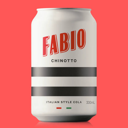 Fabio Chinotto soda 330 ml can