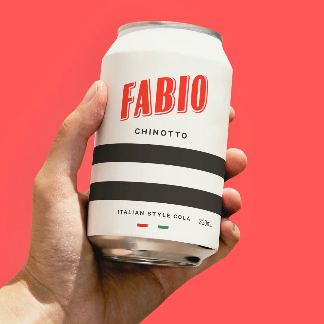 Fabio Chinotto soda 330 ml can