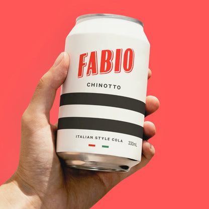 Fabio Chinotto soda 330 ml can