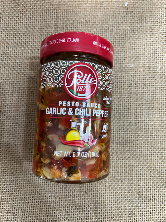 Garlic & Chilli pepper pesto