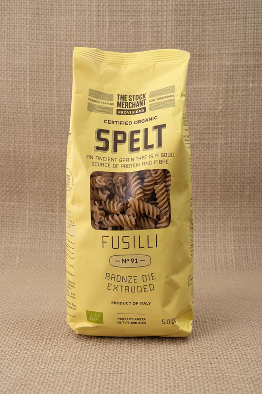 Spelt fusilli pasta 500gm