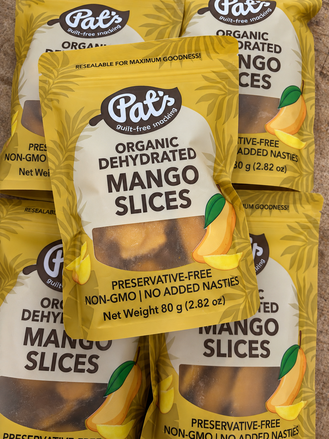 Organic dehydrated mango 80g