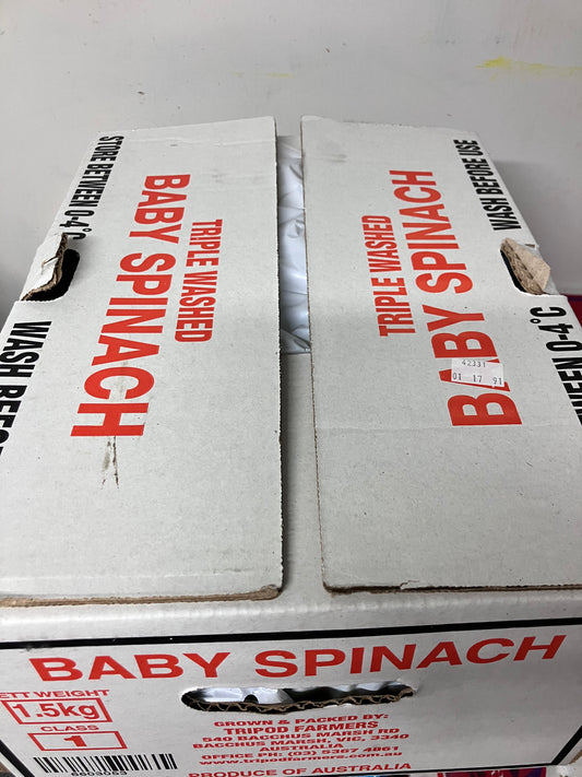 Baby Spinach 1.5kg box