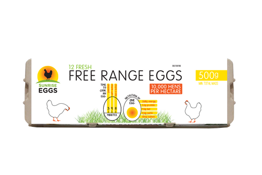 Free Range Eggs 700G by Sunrise