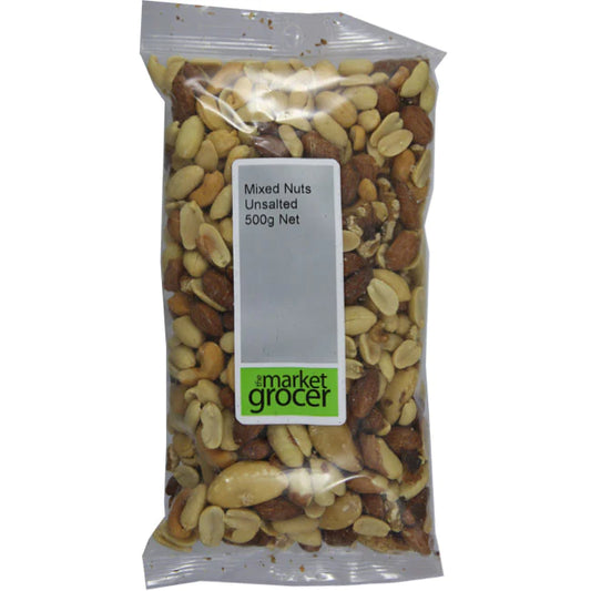 Roasted Unsalted Mixed Nuts 500g