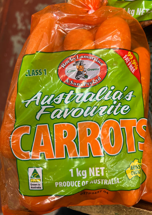 Prepack carrot 1kg