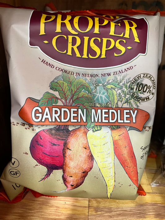 Proper crisp Garden Medley Chips 150g