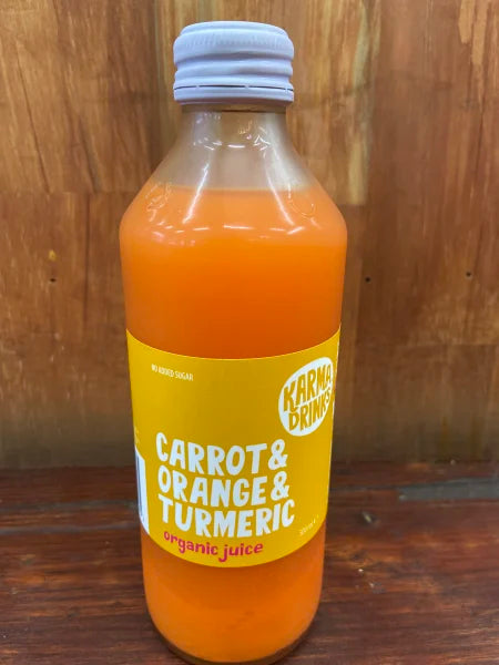 Carrot, Orange And Turmeric Organic Juice