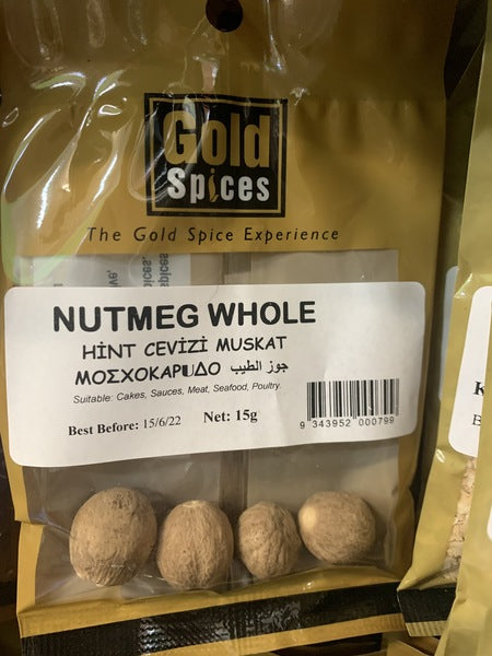 Nutmeg Whole 15 g