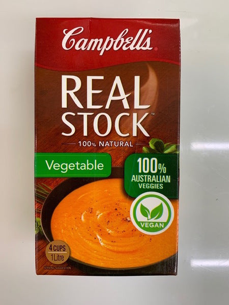 Real Vegetable Stock 1L