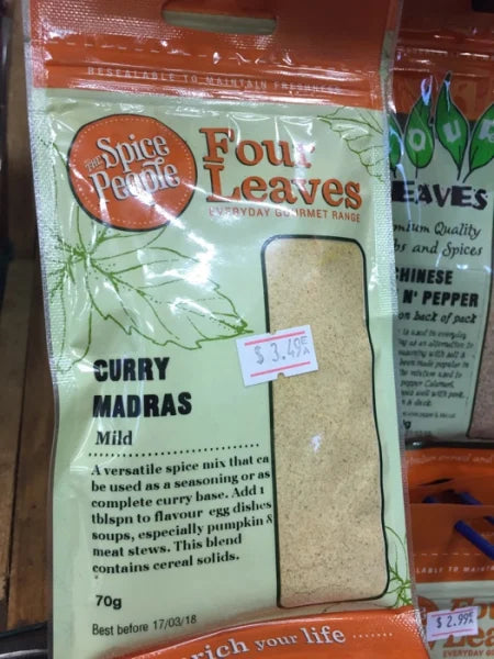 Curry Madras 70g