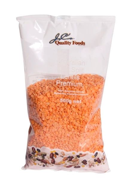 Red Split Lentils Premium 500 g