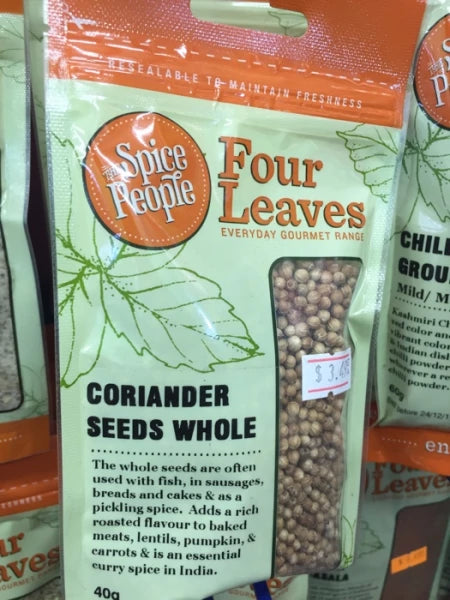 Whole Coriander Seeds 40g